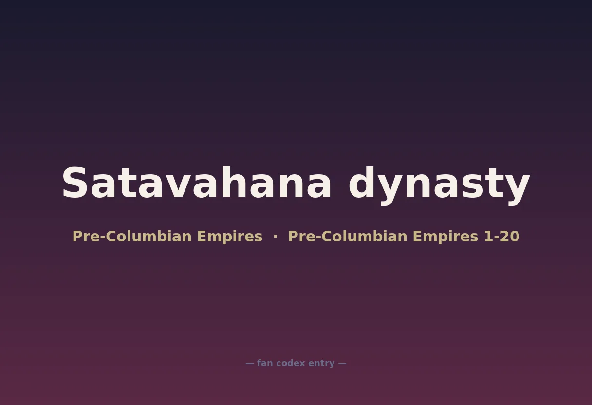Satavahana dynasty